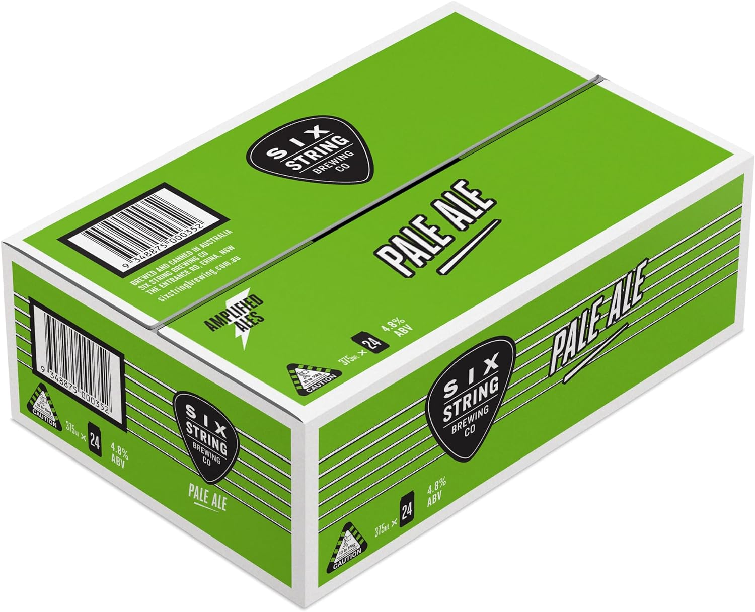 Six String Brewing Pale Ale, 375Ml, Case of 24, Craft Beer image number 1