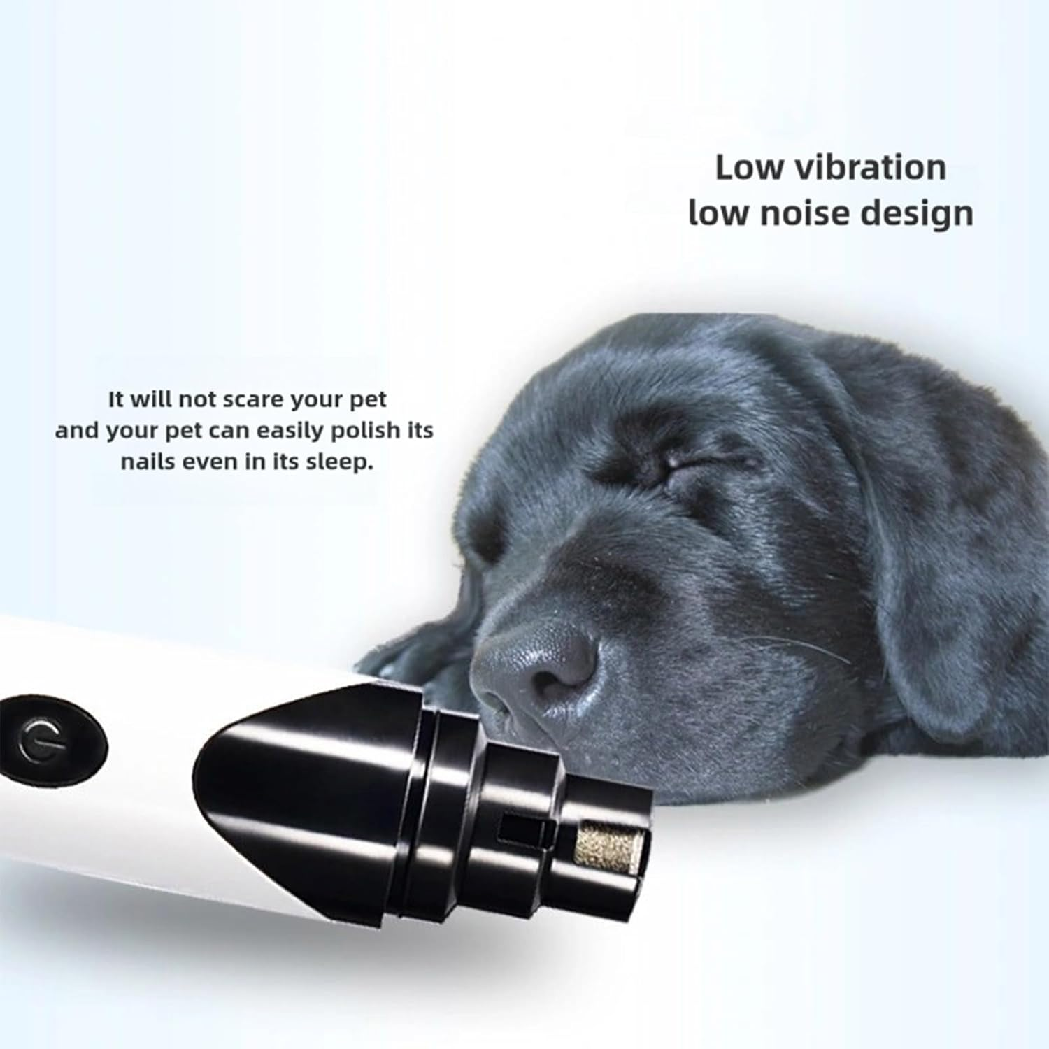 Silent Paw Pro 2.0 Dog Nail Grinder, New Pets Nail Trimmer, Ultra-Quiet Operation, Ergonomic Design, 360&deg; All-Round Nail Grinder, Two-Speed Regulation (Standard) image number 2
