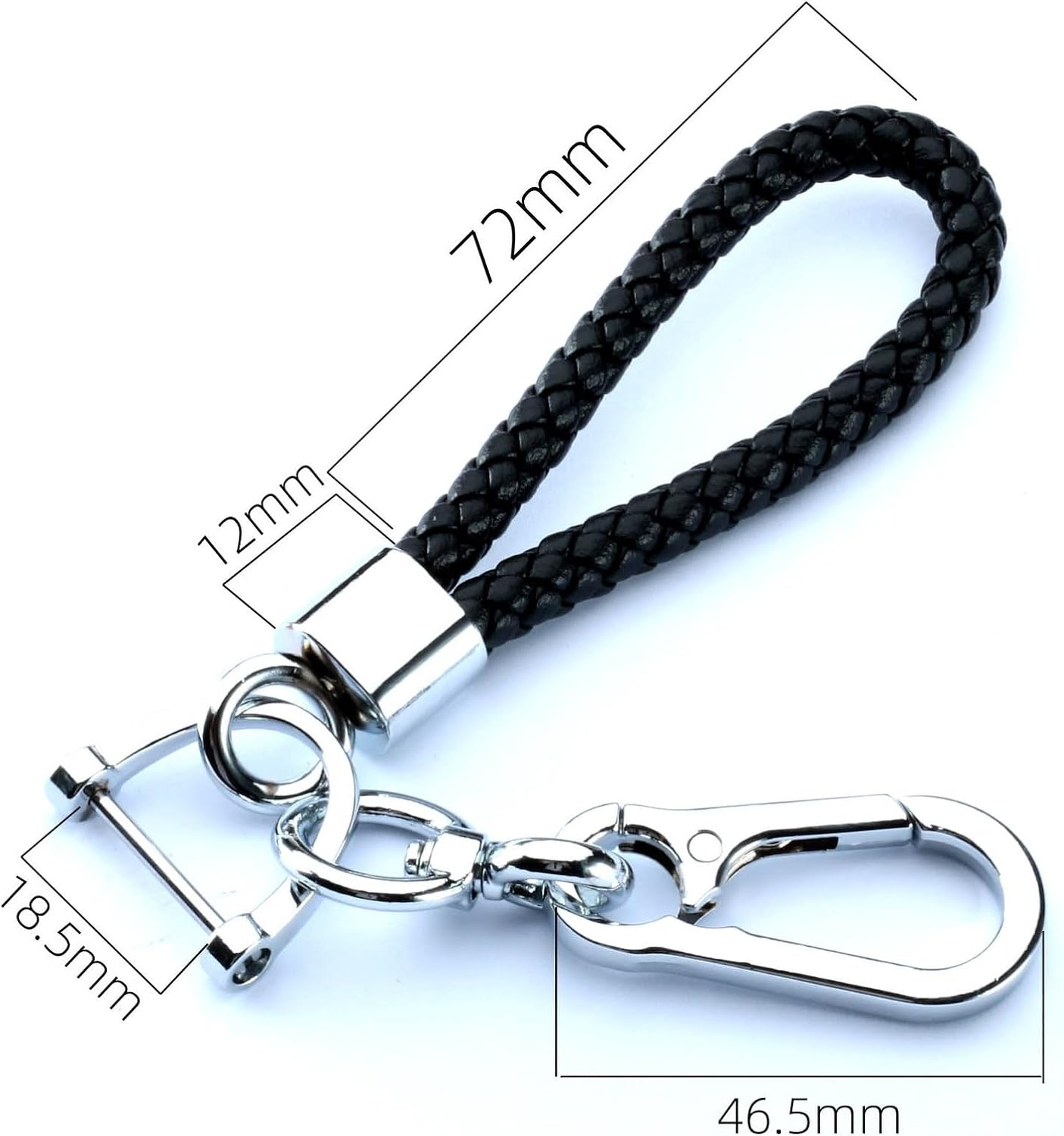 Weave Keychain Suit for Car Keychain Keyring Present for Man and Woman，Durable and Comfortable