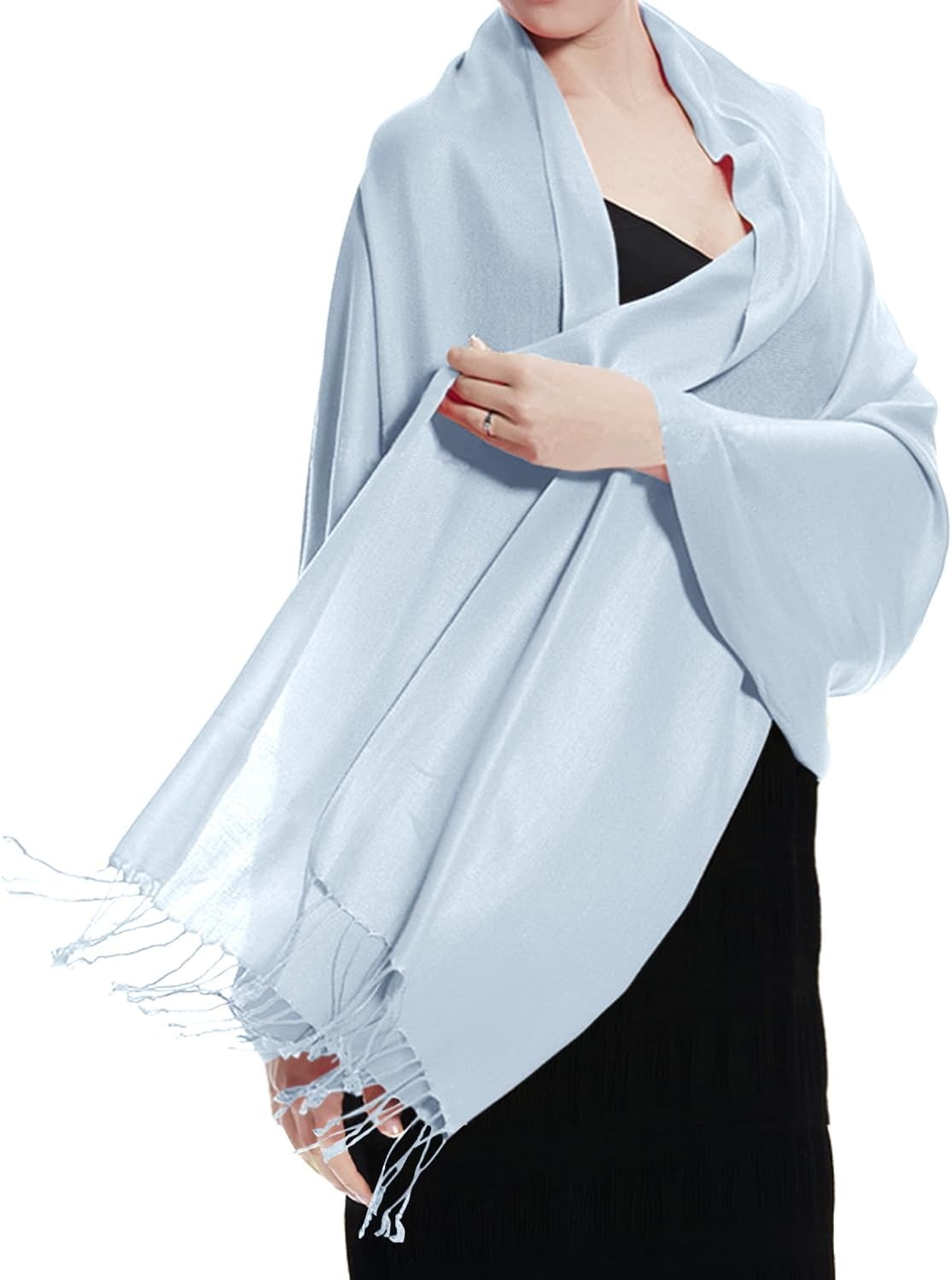 Pashmina Large Soft Plain Shawl/Wrap/Scarf for Women