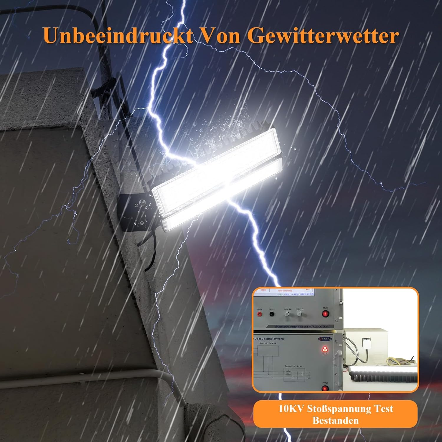 SUFUYA LED Outdoor Spotlight, 200 W Street Lamp Parking Lights, 28000 LM Floodlight, Super Bright 6500 K Headlight, Adjustable 240&deg; LED Floodlight, IP67 Waterproof for Garage, Yard, Outdoor Lighting image number 4