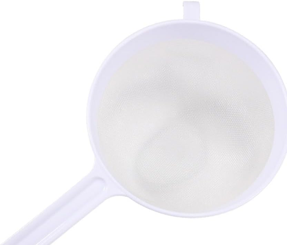 ＫＬＫＣＭＳ Flour Sieve Food Strainer Baking Tool with Handle Food Colander Kitchen Strainer for Tea, Rice Flour Juice Noodles Household, 15Cm image number 4