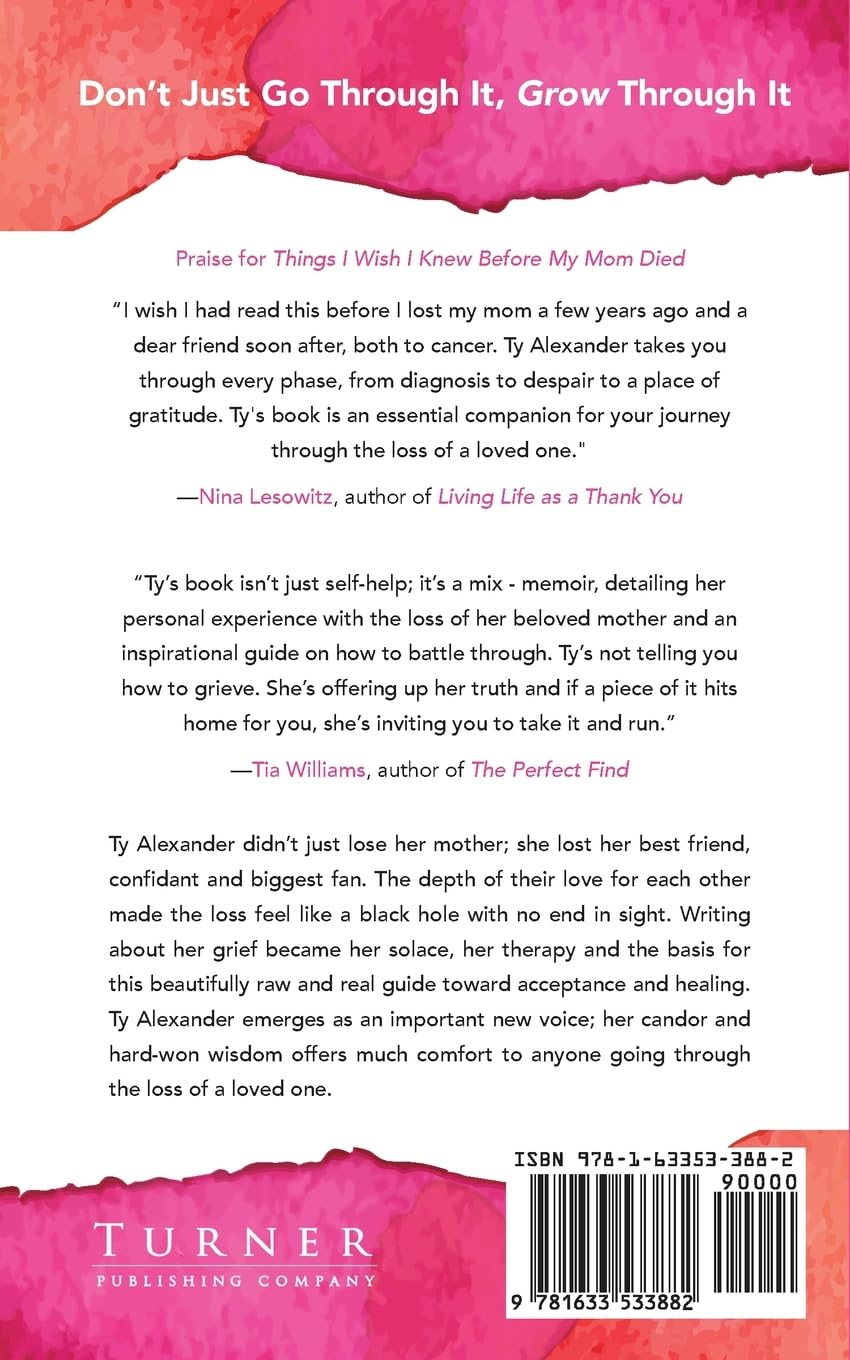 Things I Wish I Knew before My Mom Died: Coping with Loss Every Day (Bereavement or Grief Gift) image number 2