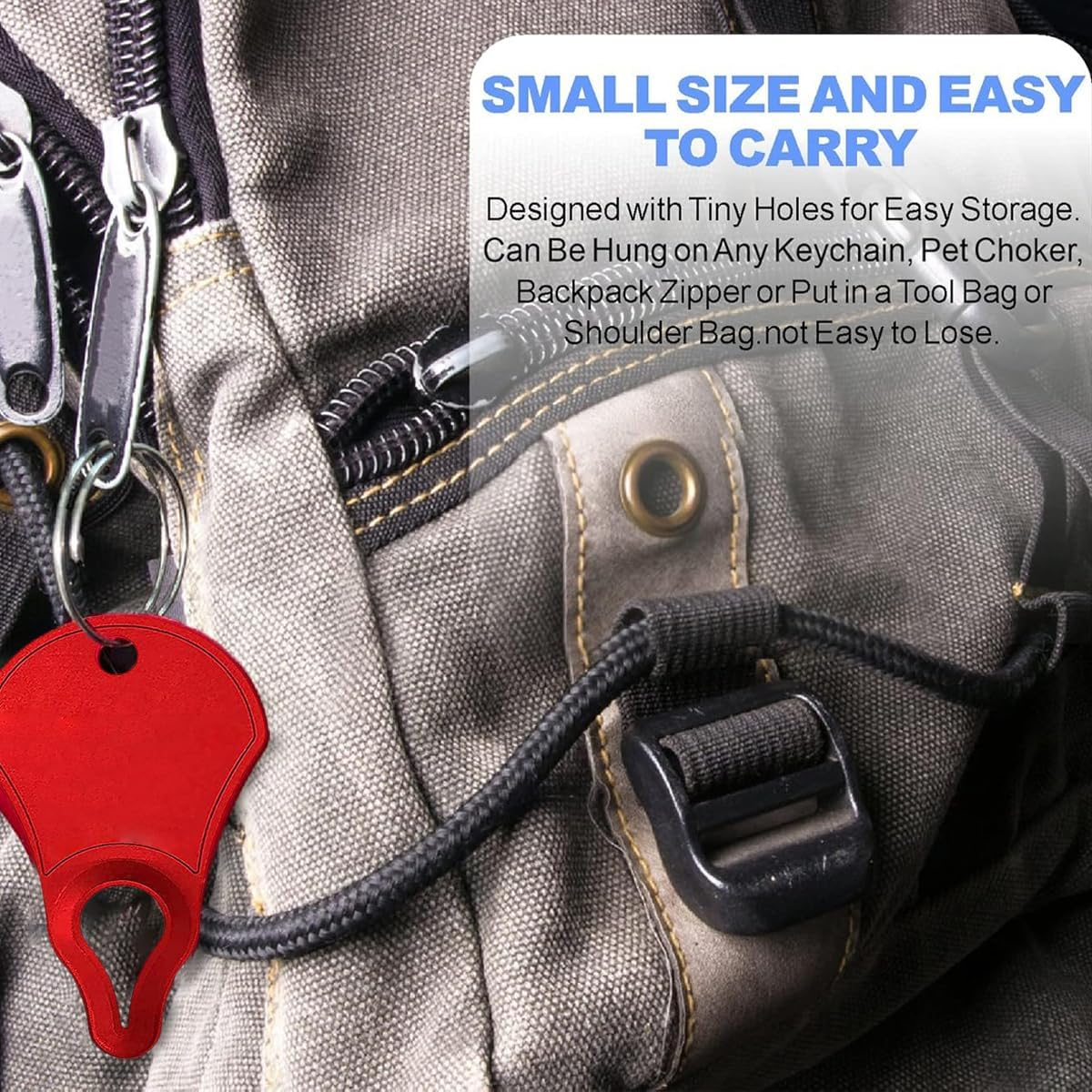 AIMALL Tick Removal Tool for Pets, High Strength Aluminium Lice Clip for Dogs & Cats, Easy Carry Keychain Design, Tick Removers, Flea & Tick Extractor image number 5