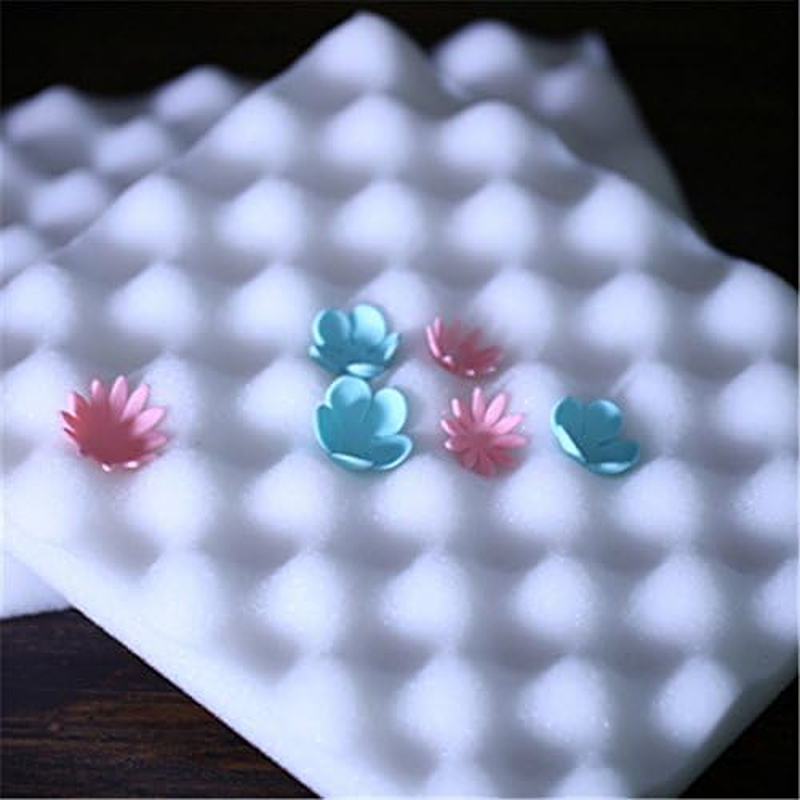 2Pcs/Set Sugar Flower Chocolate Gum Paste Drying Foam Mat Shaping Mold Fondant Cake Airing Sponge Pad Decorating Bakeware Tool