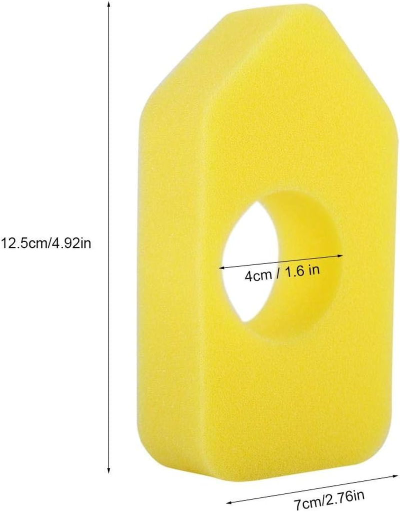 Foam Air Filter,10Pcs Air Filter Yellow Foam Replacement Air Cleaning System,Good Working Conditions and Easy Installation for Briggs & Stratton 986434 image number 3