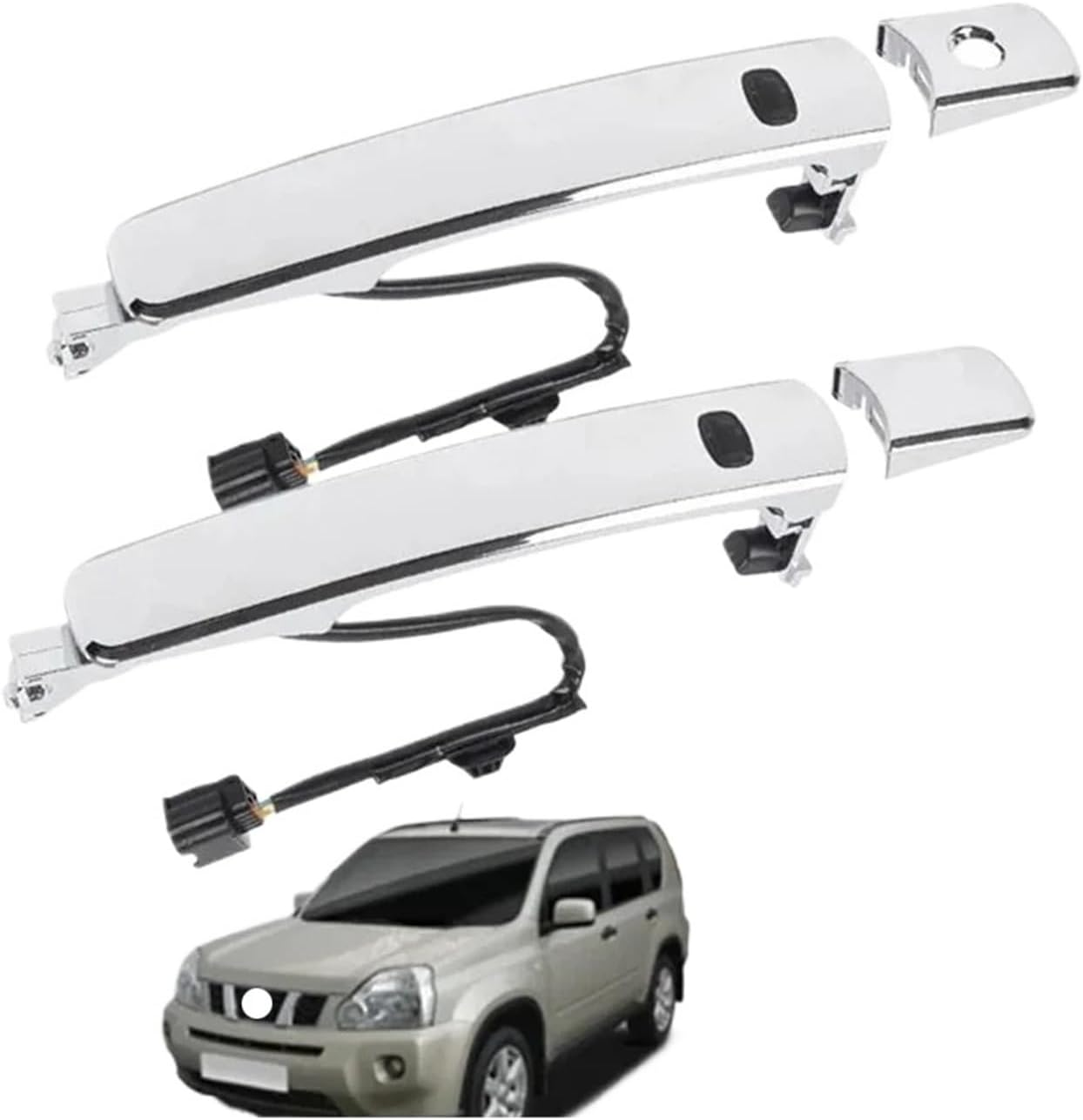 Door Handle 80640-JG03A 80640-JG02A Fit for Nissan X-Trail SUV (T31) 2006-2014 Intelligent Inductor External Handle Car Parts Door Handle(Front Right) image number 2