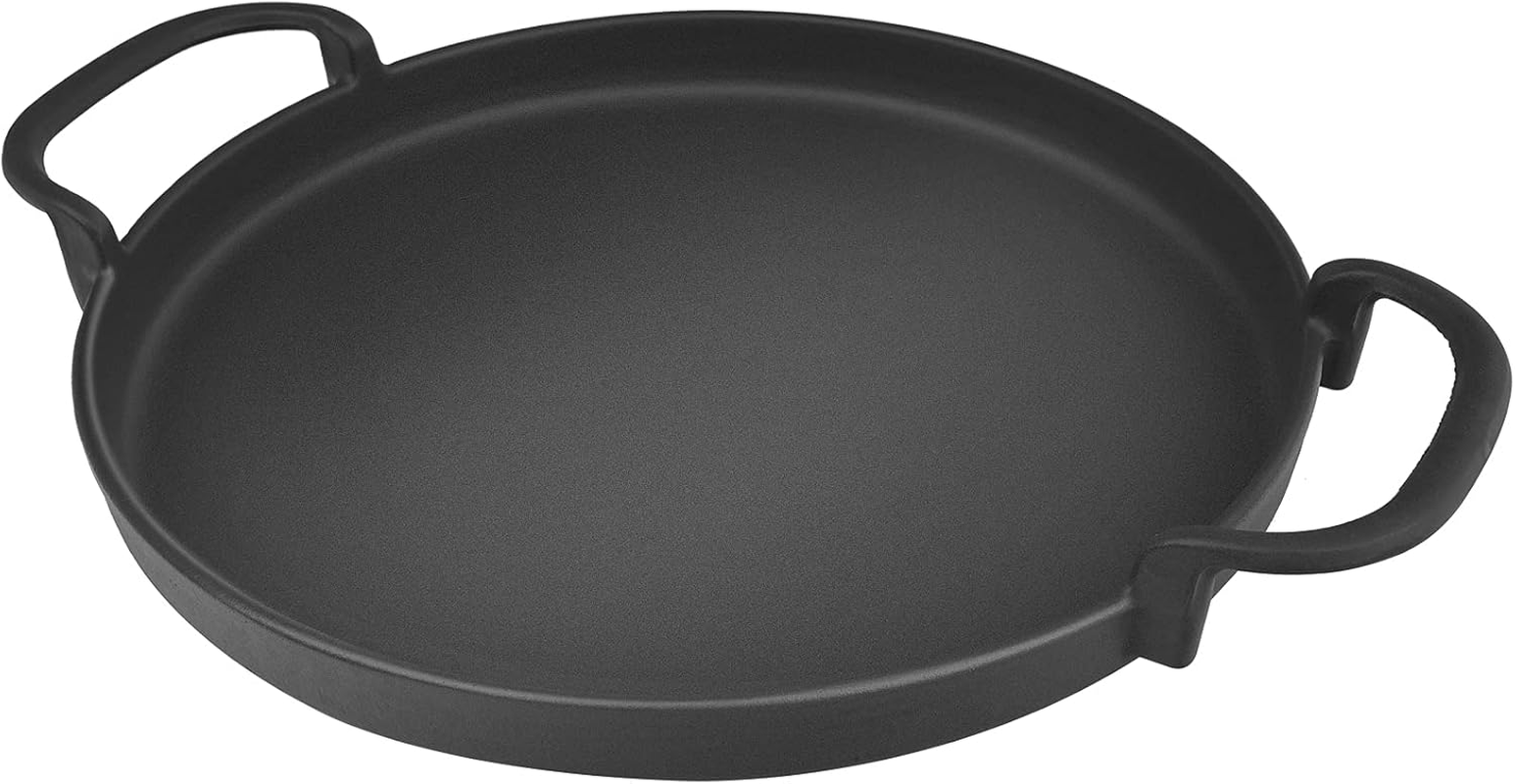 Onlyfire Cast Iron Pans Diameter 30.5 Cm, Grill Plate, round Grill Pan Insert for Weber 7421 57 Cm Charcoal Grills, One-Touch Charcoal Grill, Gourmet BBQ System Replacement Parts image number 6
