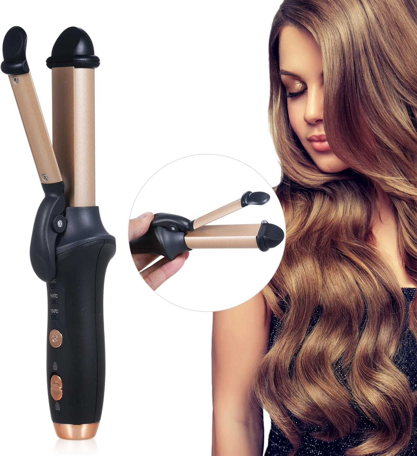 MEFESE Wireless Curling Iron Rechargeable Models Clipboard Home Hair Straight Curling Dual-Use Portable Curling Iron image number 2