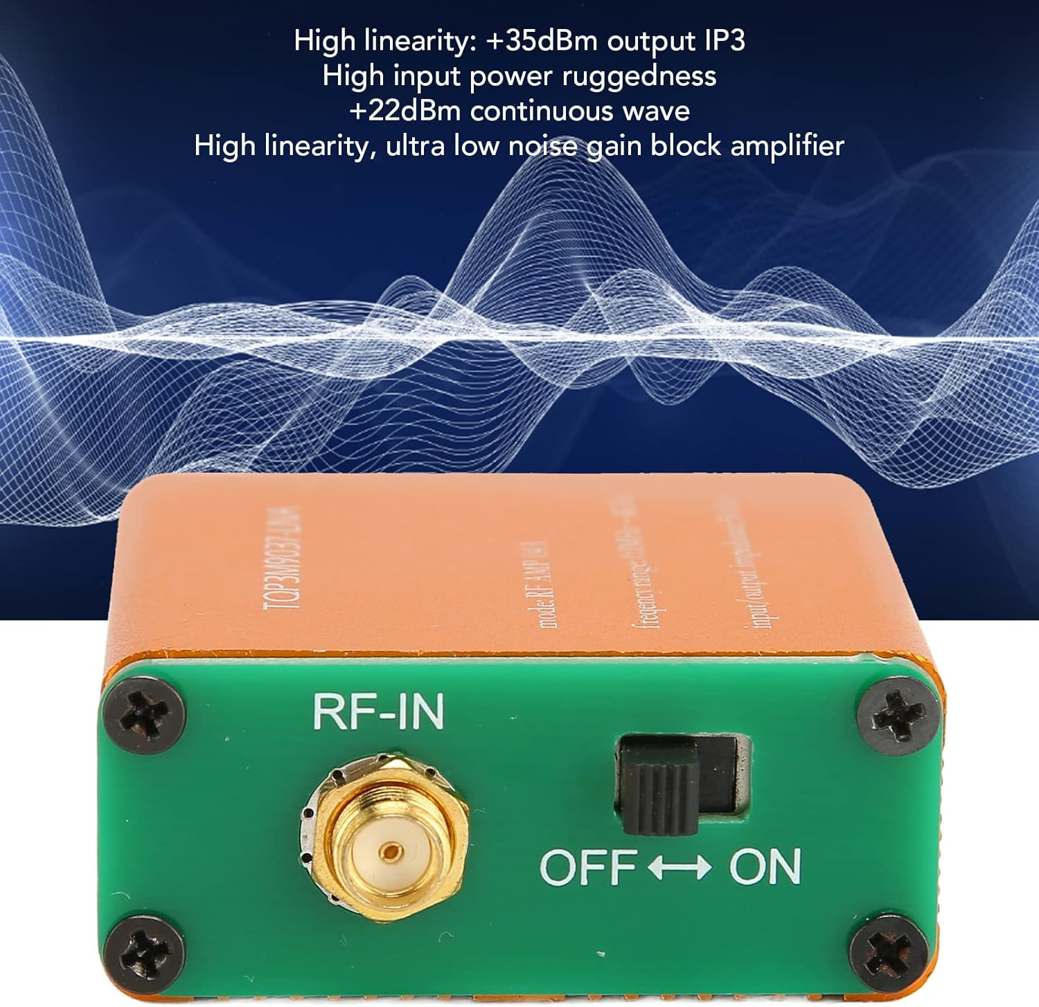 Low Noise Amplifier, 0.1Mhz-6Ghz Full Band Ultra Low Noise Amplifier Module, 20Db High Gain LNA. (Battery Not Included) image number 2