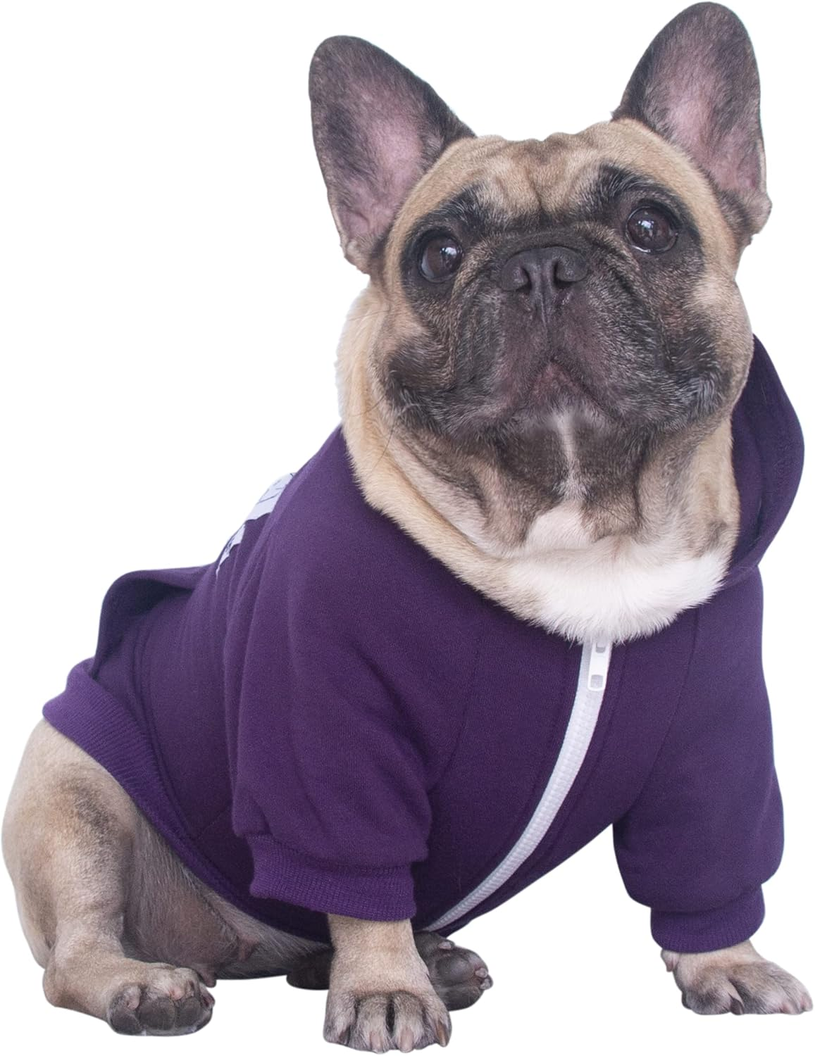 Ichoue Dog Half Zipper Hoodie Clothes Sweatshirt