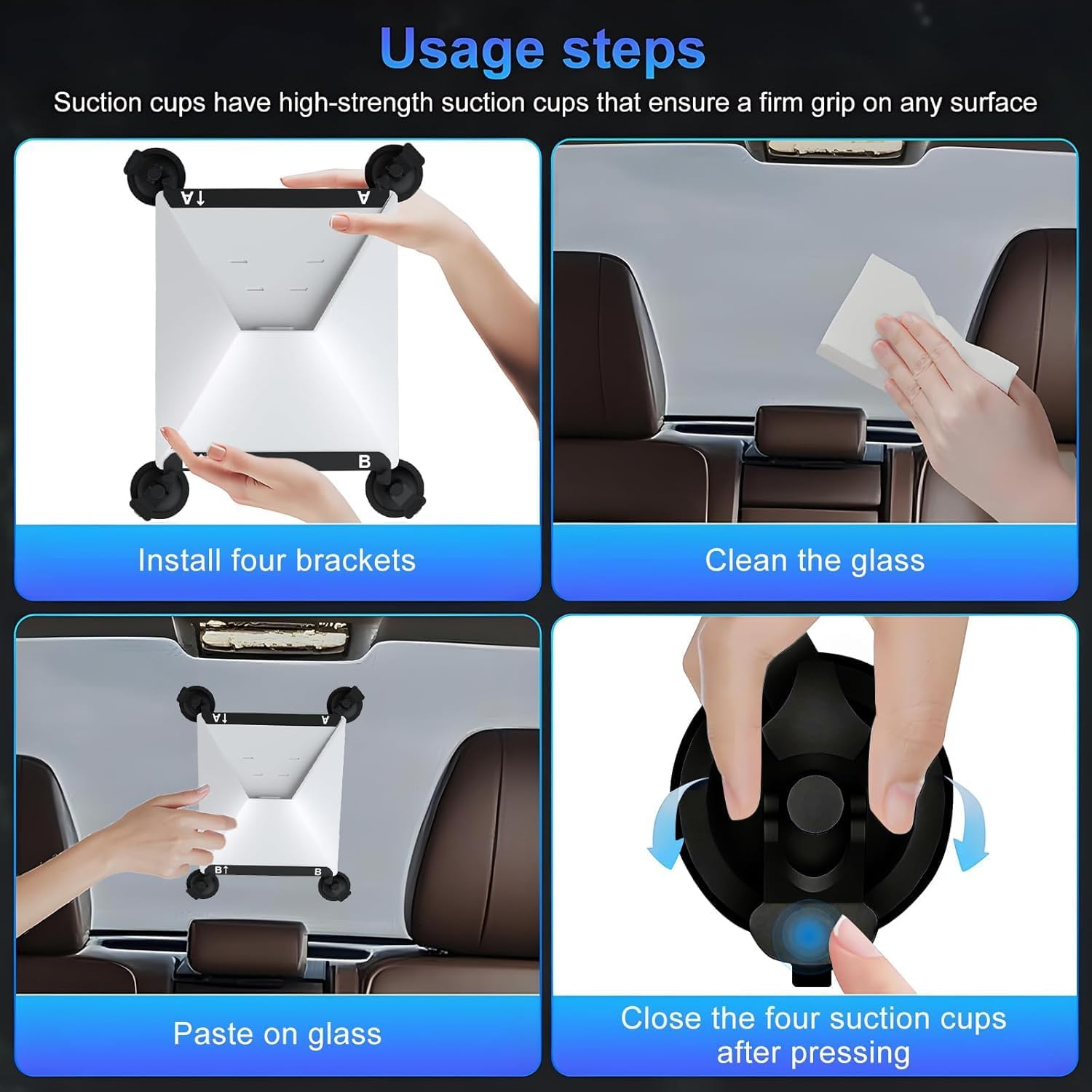 Starlink Mini Suction Cup Mount for Car Sunroofs or Windows &ndash; Secure Satellite Mounting Kit with Strong Grip for Rvs, Boats and Road Trips &ndash; Stable Signal Guaranteed