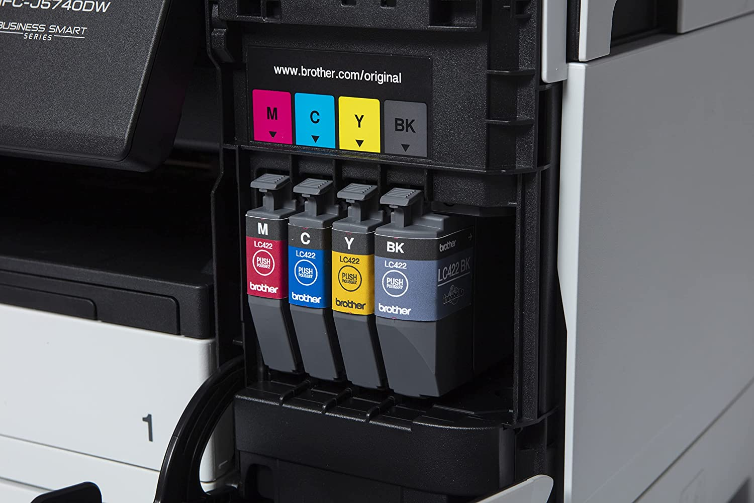 Brother MFC-J5740DW Colour Multi-Function Printer, Wireless/Usb/Network, Printer/Scanner/Copier/Fax / A3 Print/ A4 Scan, Business Inkjet Printer, White, Extra Large image number 1