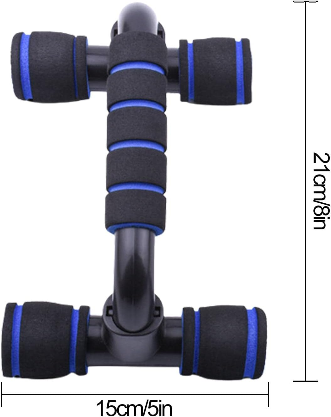 Pushup Handles for Floor, Parallettes for Ups & Dip, Ergonomically Designed Workout -Up Stands, Portable Pushup Handle for Home Fitness image number 3