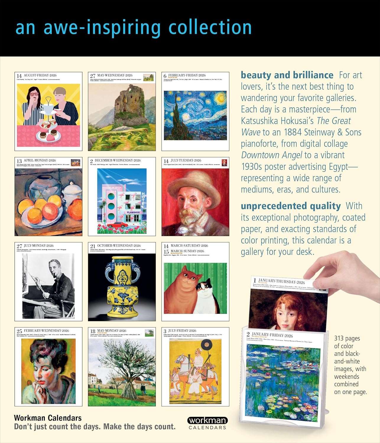 Art Page-A-Day Gallery Calendar 2026: the Next Best Thing to Exploring Your Favorite Museum