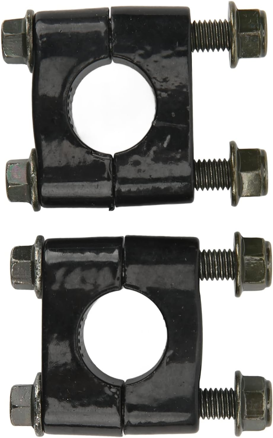 Handlebar Clamp, Solid Fit Ergonomic Design High Strength Motorcycle Handlebar Riser Clip