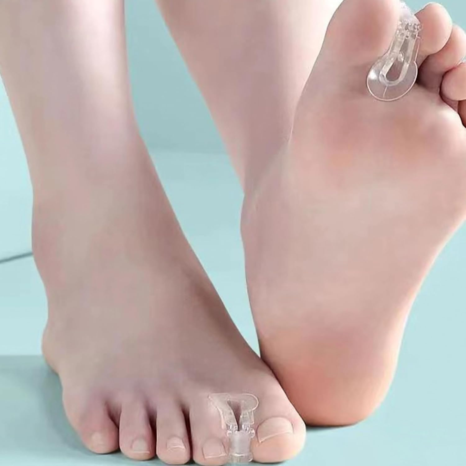 Memnun'S Soft and Highly Elastic SEBS Toe Separators, Hallux Valgus, Bunion,Hammer Toe, Overlapped Toe Corrector, Yoga Toe Separator, 10 Pieces image number 3