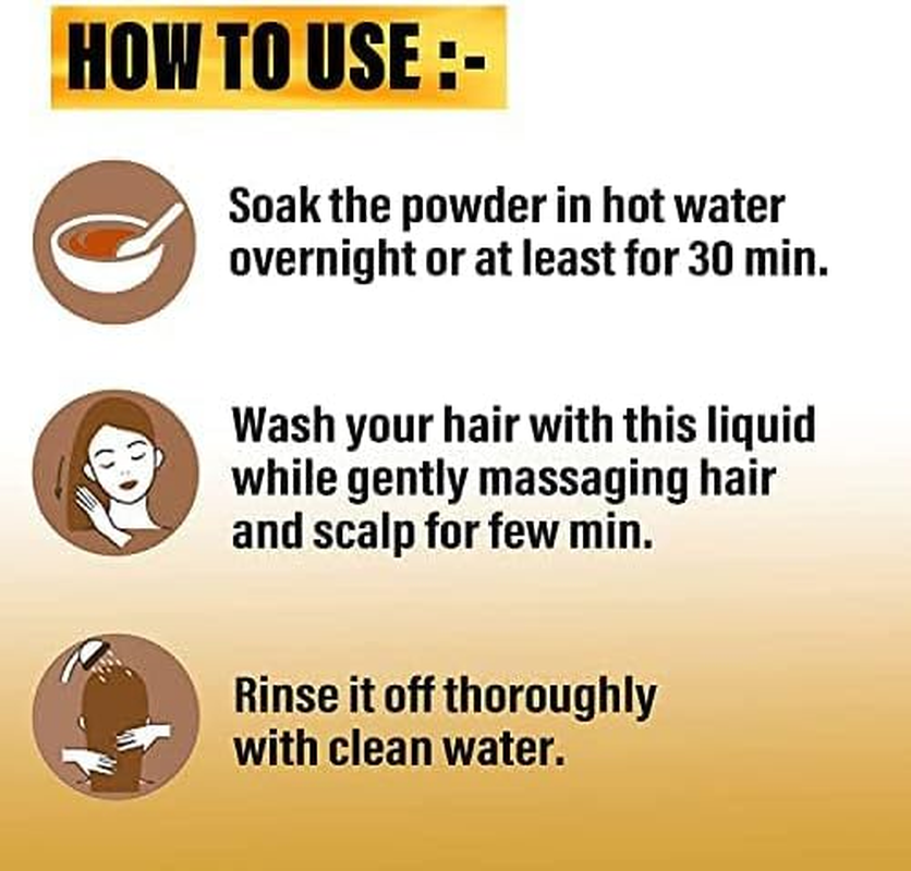 Hair Growth Shampoo with Amla, Reetha, Shikakai and Methi Dana image number 3