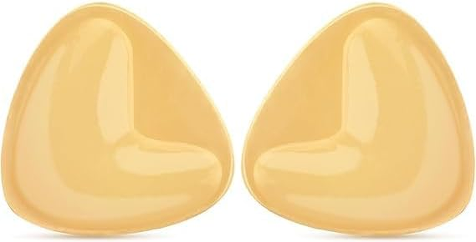 SZHENGSHAN Self Adhesive Push-Up Inserts, 1Pair a Cup Triangular Invisible Push-Up Pads,Sticky Bra Inserts Adhesive Bra Pad Push up Pads