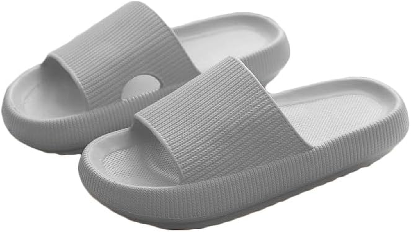 Pillow Slides Sandals Non-Slip Ultra Soft Slippers Cloud Shower EVA Home Shoes