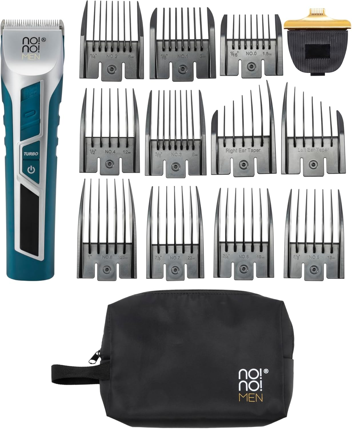 No!No! Men'S Elite Barber Face, Beard and Hair Trimmer, Hair Clippers, Electric Shaver & Nose Ear Trimmer &ndash; Rechargeable image number 2