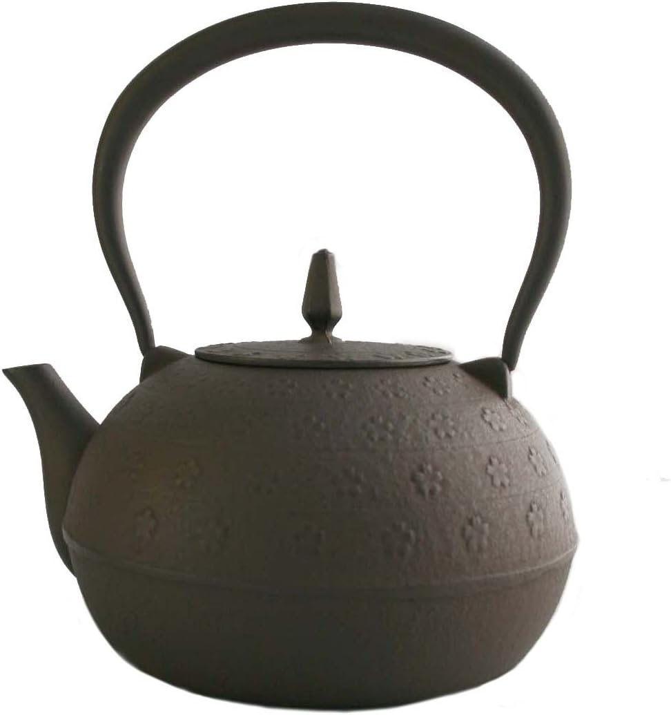 Ikenaga Iron Works Nambu Pot, Made in Japan, Kettle, 1.4 L., Compatible with Induction and Gas Fires, Tea Cupter, Iron Supplement, Rare image number 1