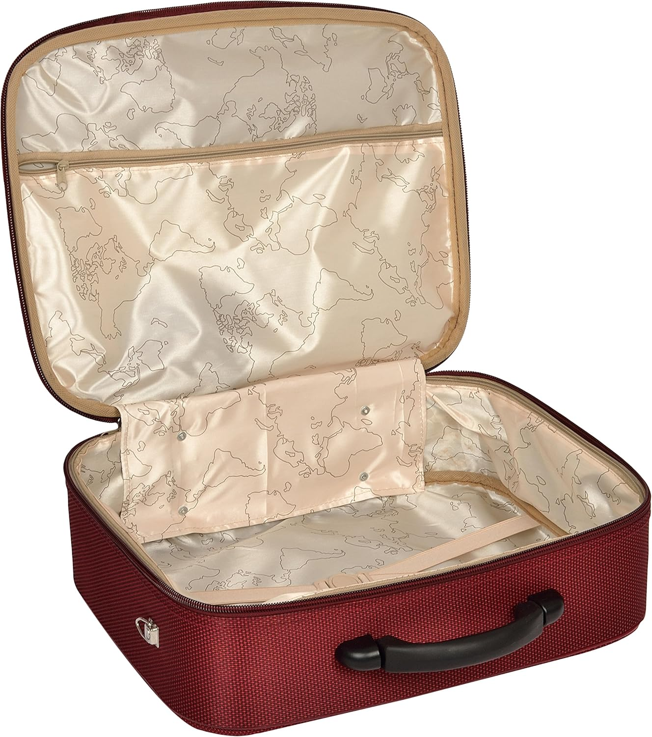 TREKKER Polyester 32.5 Cms Red Softsided Cabin Luggage (Icon-O-N18Red), Red, Icon-O-N18Red, Luggage image number 1