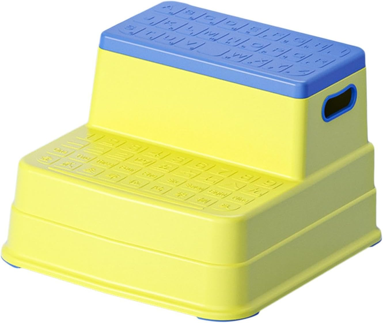 Koolsoo 2 Step Stool for Kids Toddler Step Stool with anti Slip Surface Kitchen Helper Stool Toilet Stool for Toilet Training Potty, Yellow