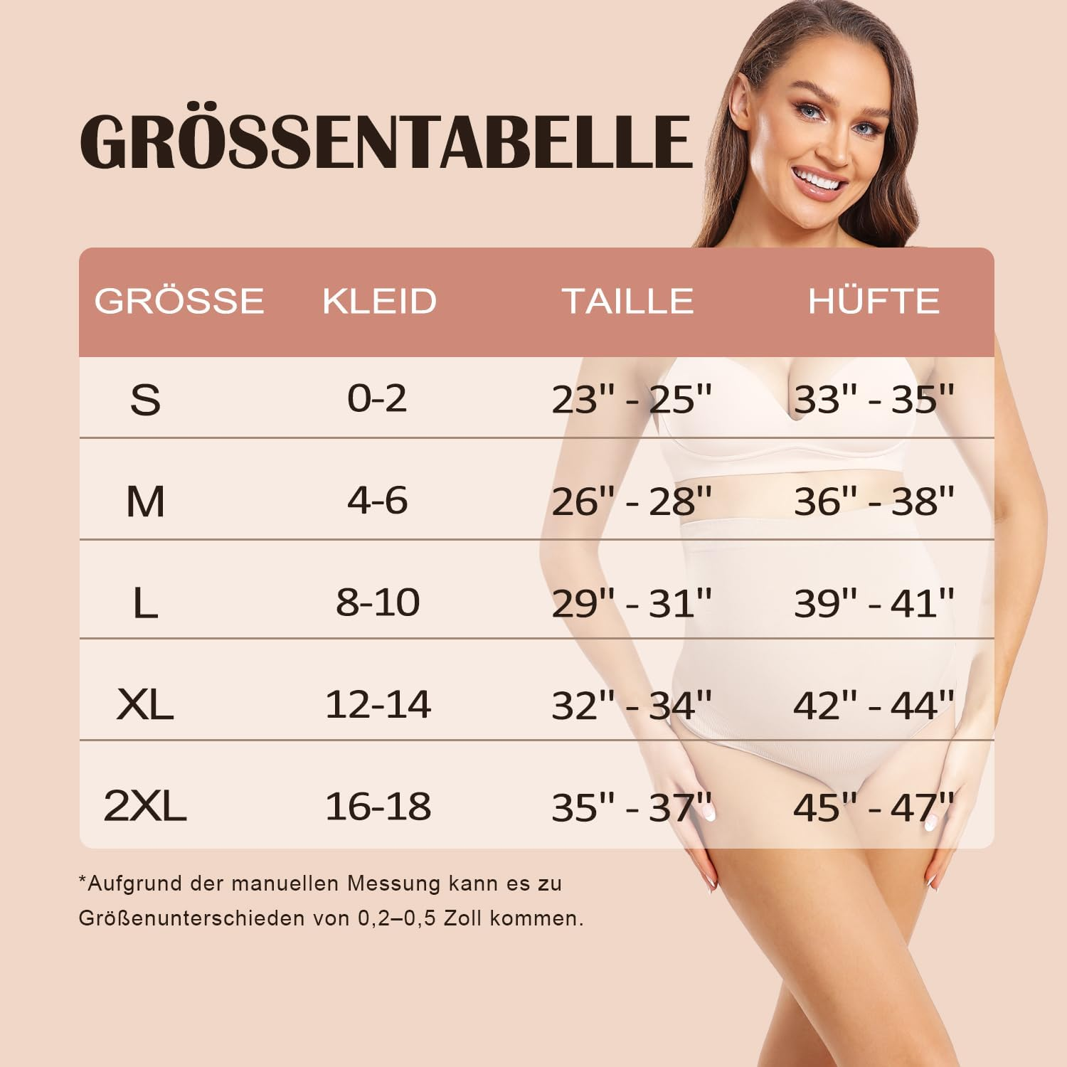 Maternity Underwear Thong for Women Maternity Shapewear over Belly Support Seamless 5 Pack image number 2