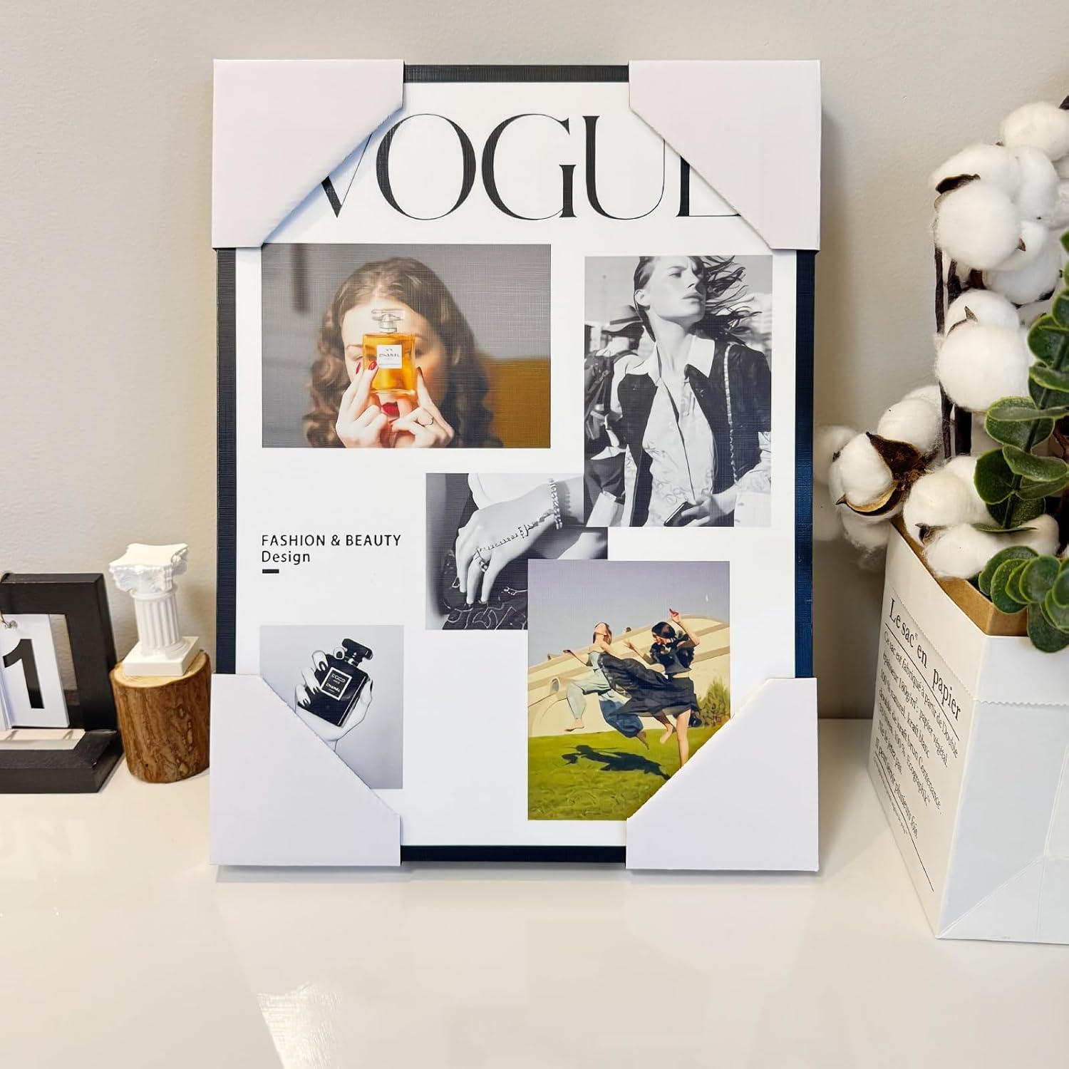 100 Pack Adjustable Cardboard Corner Protectors, Picture Frame Corner Protectors for Packing and Moving Painting Artworks, Fold 3 Ways to Fit Frames from 1" - 2.1" image number 1