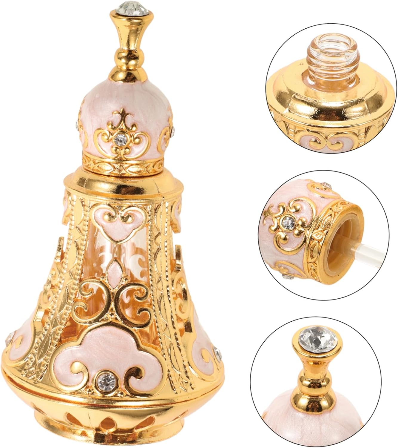 Middle Eastern Arabian Style Empty Perfume Bottle Decorative Refillable Fragrance Bottle for Aromatherapy Essence Oils image number 6