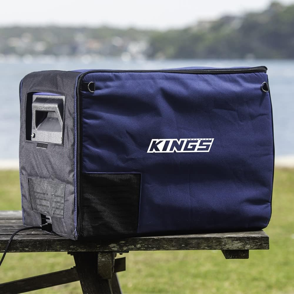 KINGS 65L Entry Fridge Freezer Cover Tough Durable Insulated Zip Open