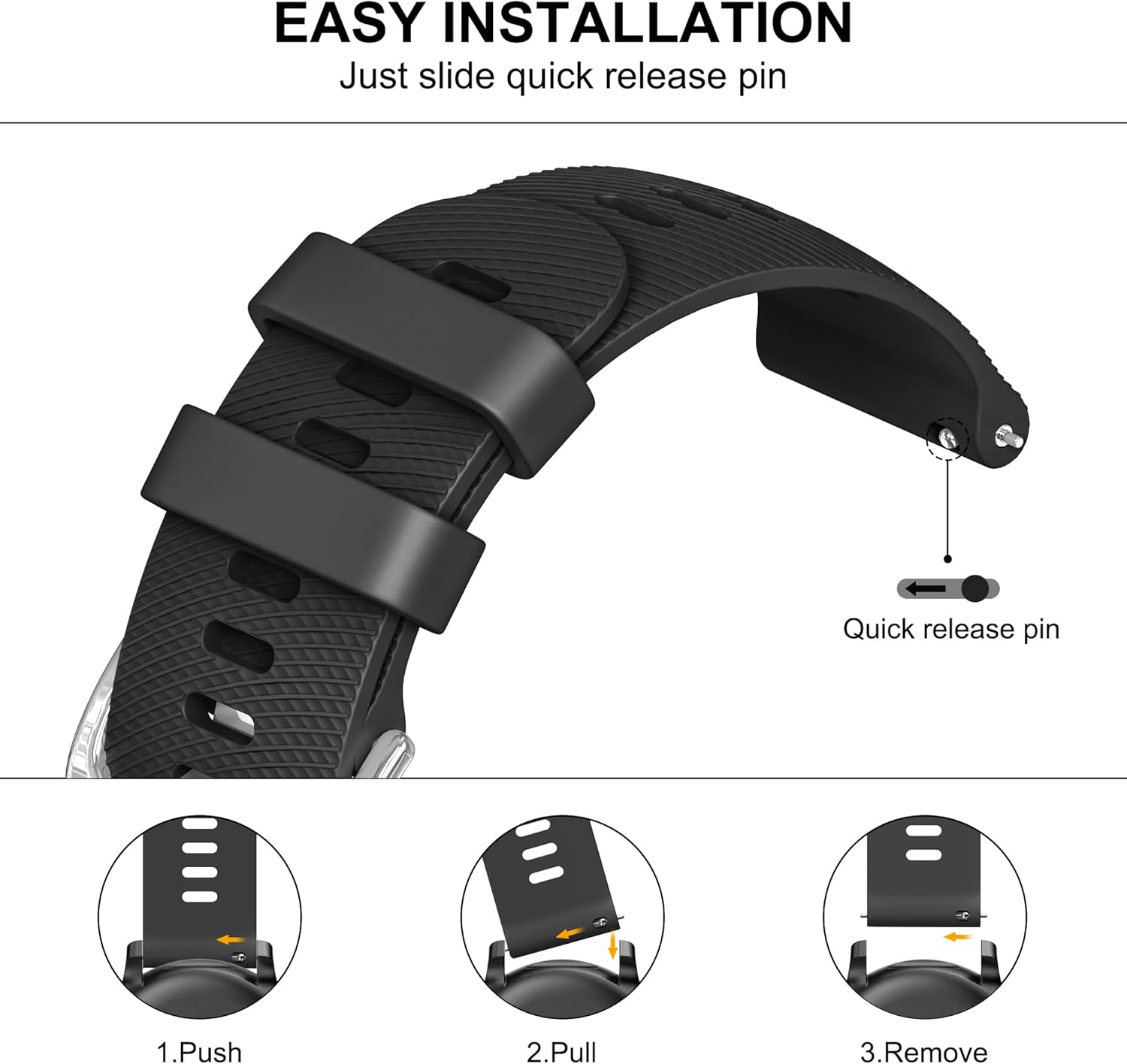 Leonids for Samsung Galaxy Watch 3 45Mm Band/Samsung Gear S3 Frontier/Classic Band for Men Women, Soft Silicone Replacement Wristbands Straps for Samsung Galaxy Watch 46Mm - Blue Grey-A image number 7