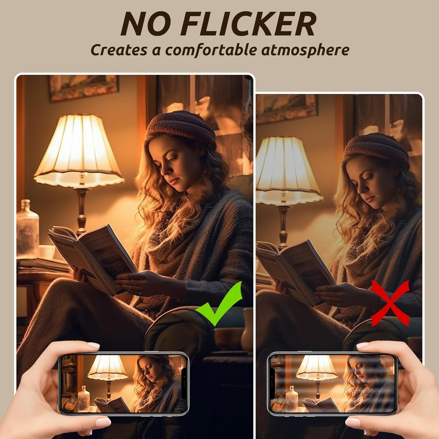 Bonlux 4W Light Bulb G45 Dimmable Golf Ball LED Filament Bulb 40W Incandescent Bulbs Replacement, Amber Glass Cover Classic Vintage Edison Bulb AC220-240V Flicker Free, Pack of 4 image number 4