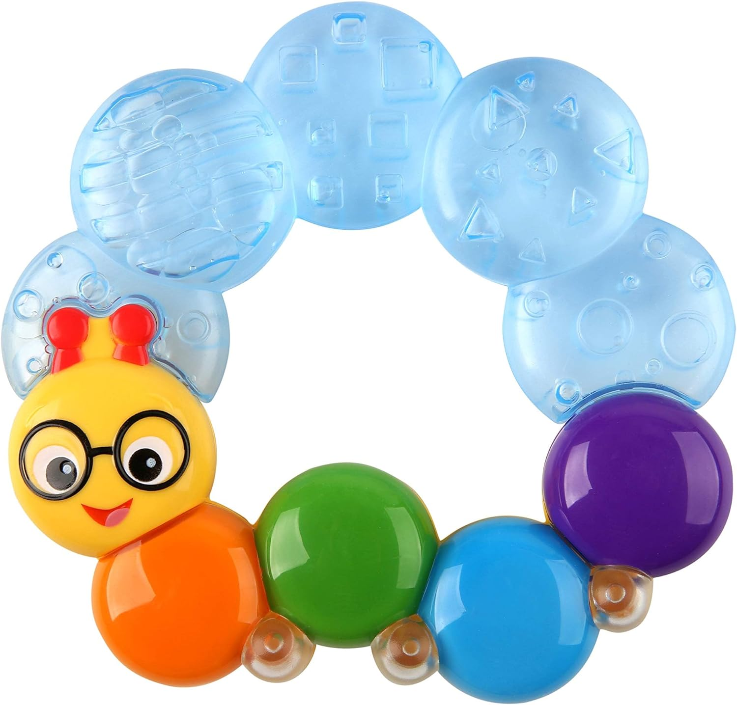 Baby Einstein Teether-Pillar Rattle and Chill Teething Toy, Ages 3 Months + image number 2