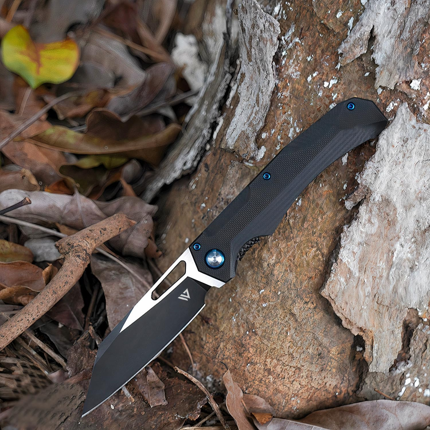 Wilora EDC Folding Knife - D2 Steel Blade with Nylon Sheath and Pocket Clip, Ideal for Camping, Hunting, and Everyday Use image number 3