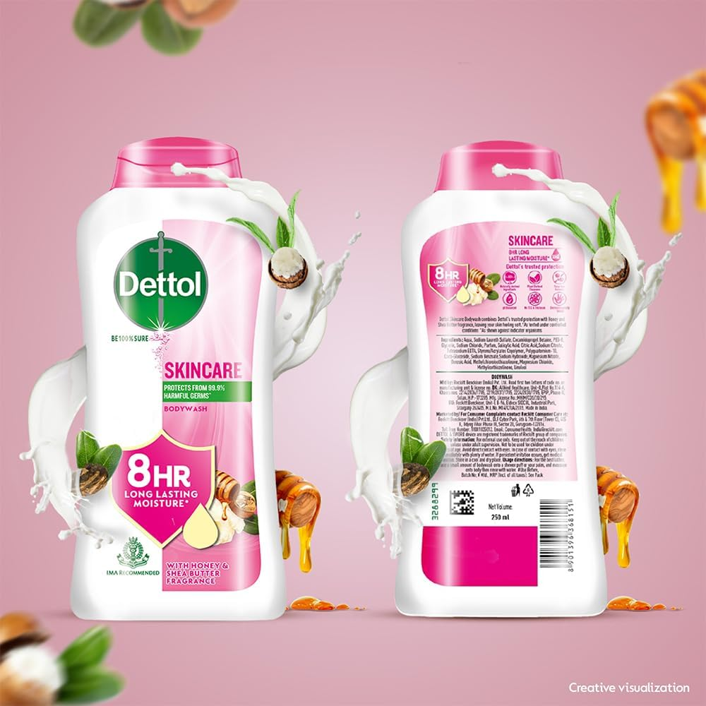 Dettol Body Wash and Shower Gel, Nourish - 250Ml - India image number 1