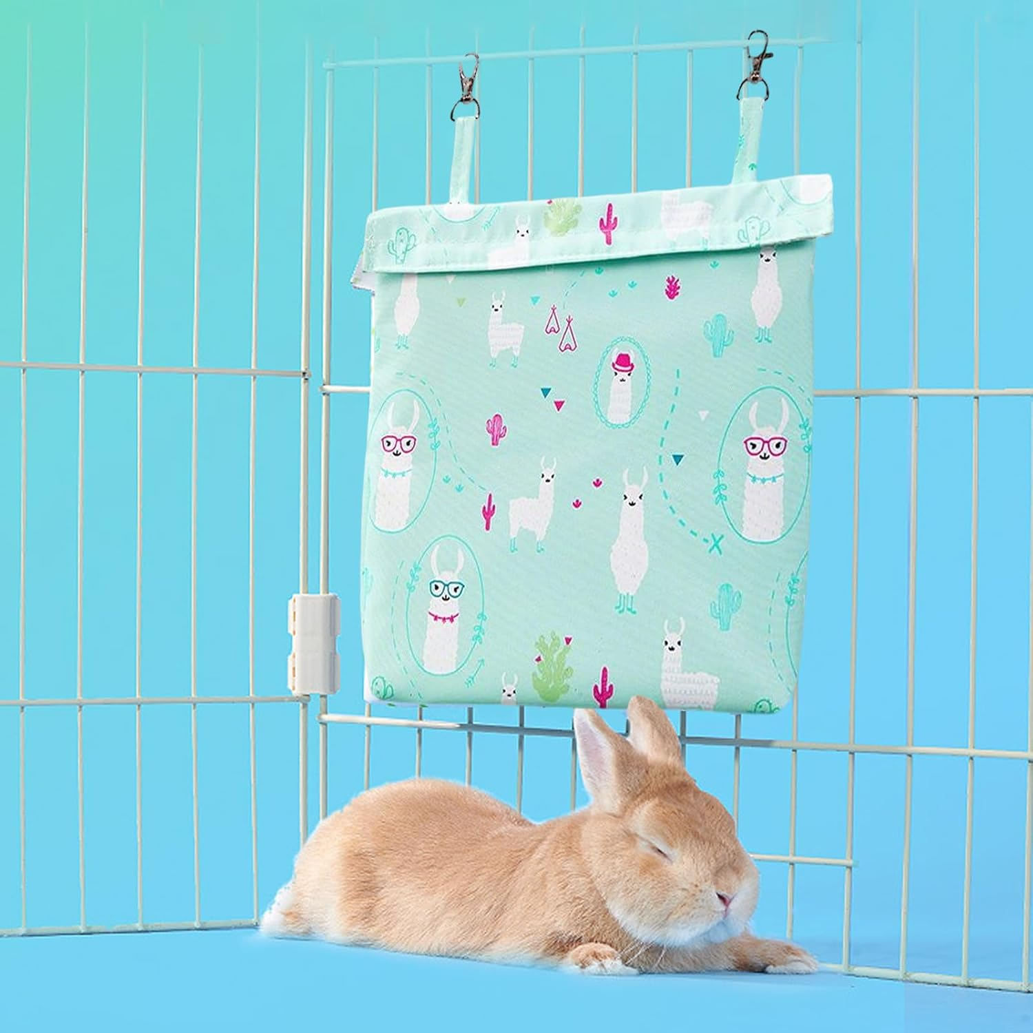 Pet Cage Ice Pack - Cooling Pouch for Small Animals - Reusable Small Animals Cage Ice Pack for Rodents Rabbits Guinea Pigs Indoor Travel image number 1