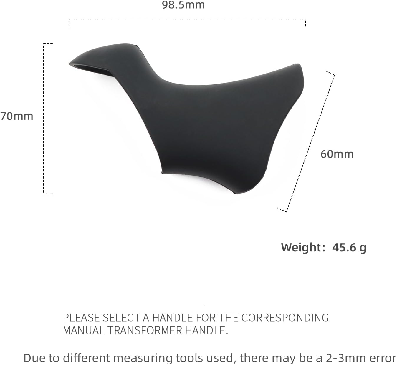 Bike Brake Levers Hoods Compatible with Shimano ST-2300 St-3400,Pair of Silicone Road Bicycle Brake Grips Hood Covers Protector image number 2