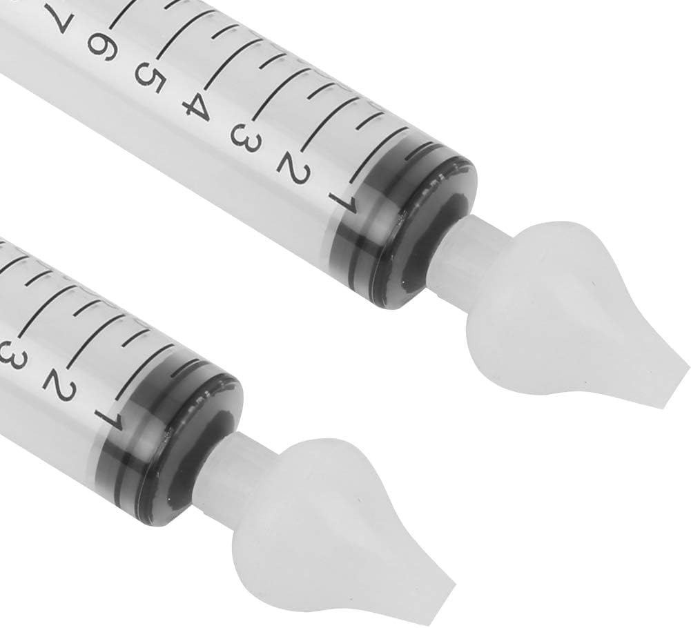 Syringe Nasal Irrigator, Professional Baby Nasal Irrigator Portable Infant Nose Cleaner Rinsing Device Fast All Natural Relief-Nasal Irrigation/Nasal Spray/Nasal Hygiene (2 Pieces) image number 4