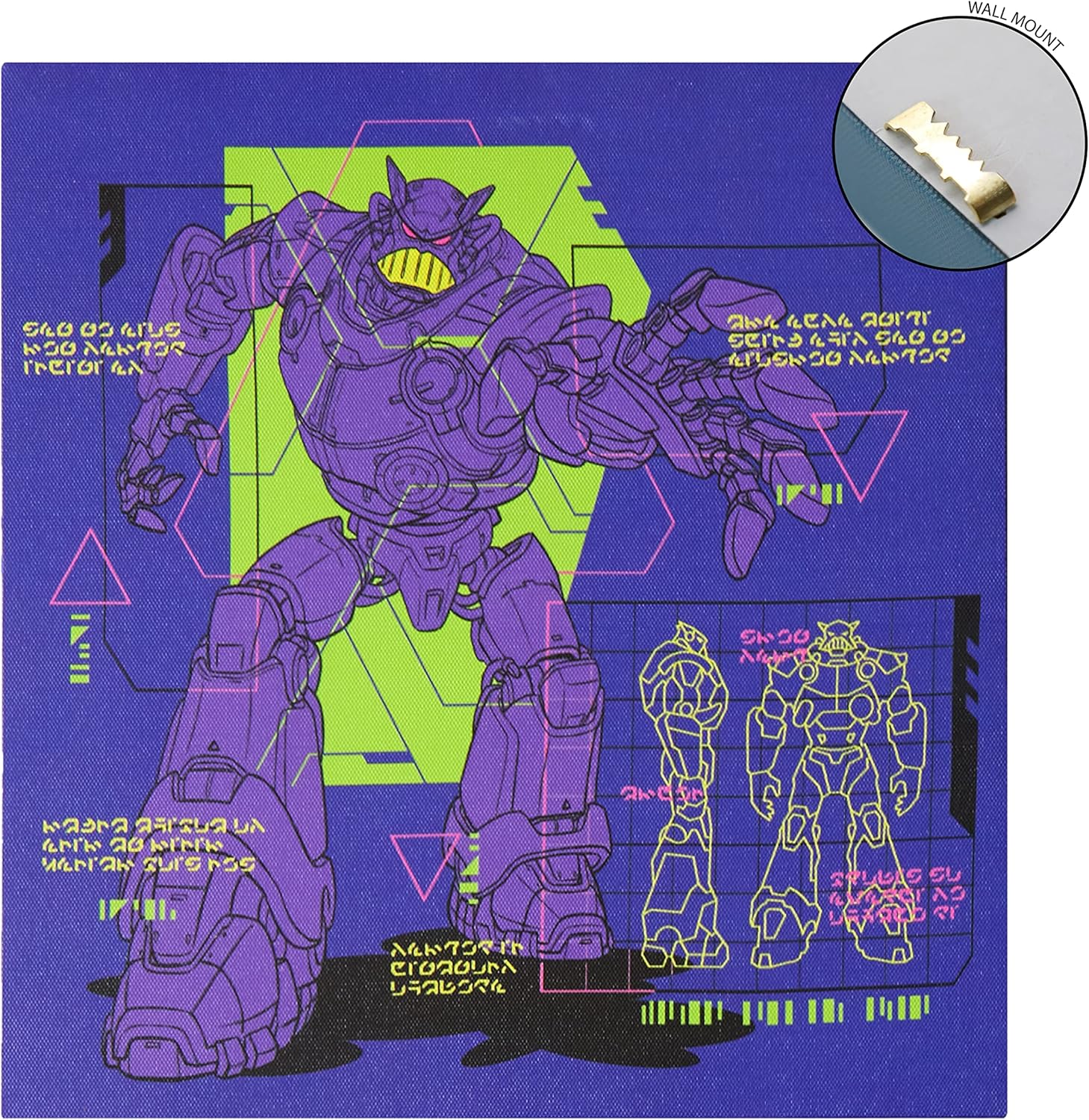 Idea Nuova Pixar Lightyear 4 Pack Square Canvas Wall Art Set, 11"X11" Each image number 6