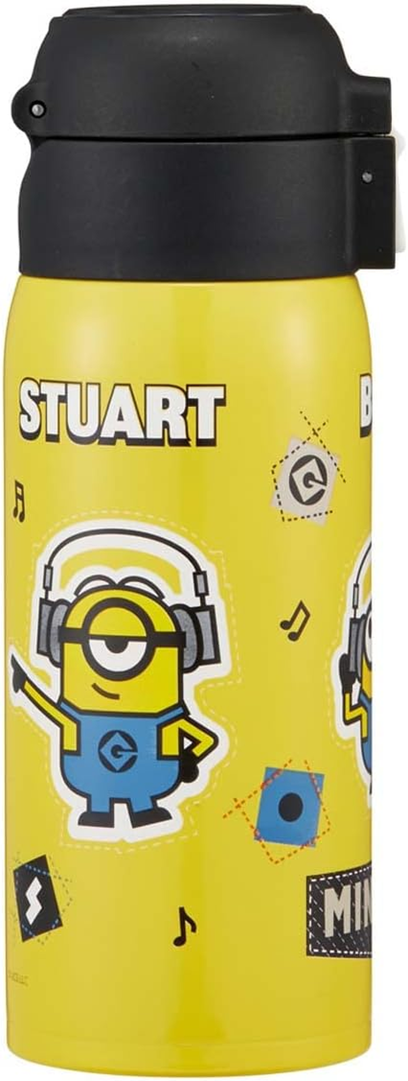 Skater STOT3-A Insulated Stainless Steel Mug Bottle, 11.8 Fl Oz (350 Ml), One-Touch Open, Minions image number 6