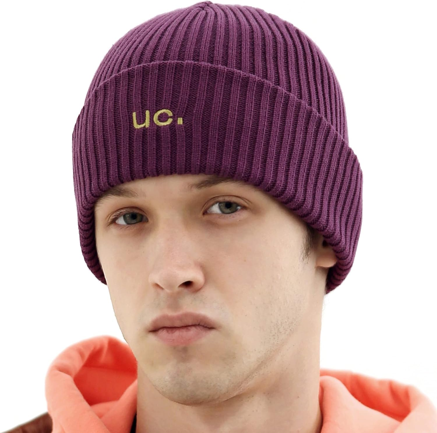 UNDERCONTROL Winter Fisherman Trawler Rib Beanie Free Men Women Unisex Stylish Plain Skull Hat Stretchy Watch Rolled Cuff Cap image number 1