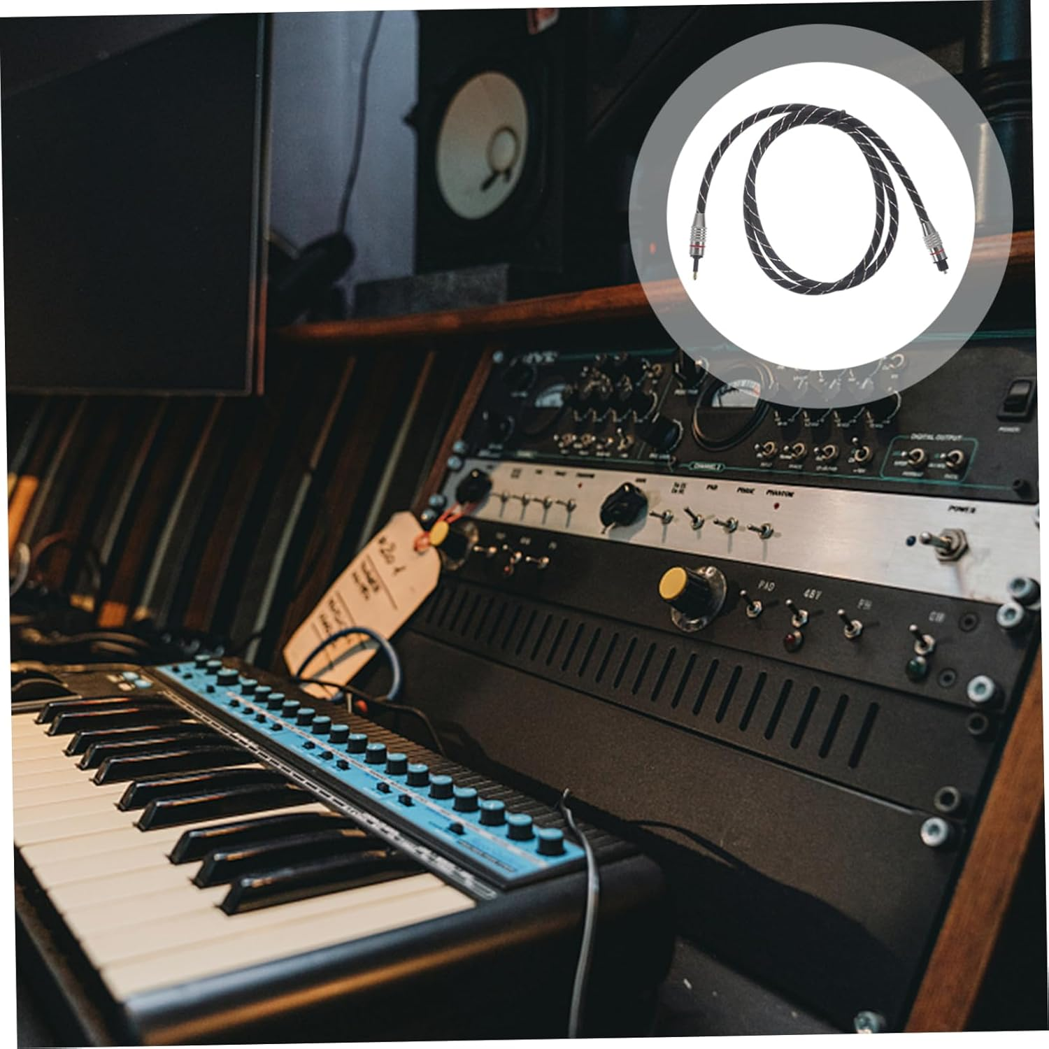 CIYODO Optical Fiber Audio Cable for Home Theater Spdif Digital Output Cord Channel Sound System Compatible Connectors image number 4