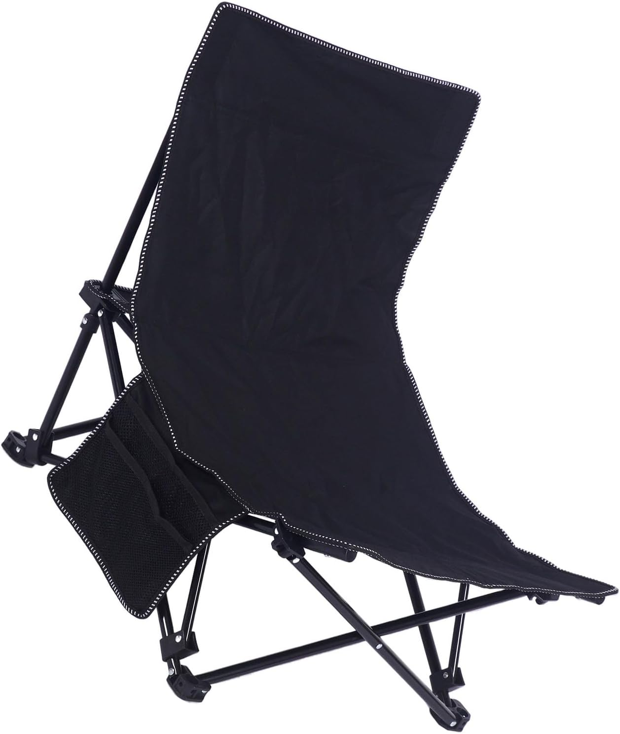 Reclining Back Beach Chair, Rugged Beach Chair Multifunctional Durable for Patio