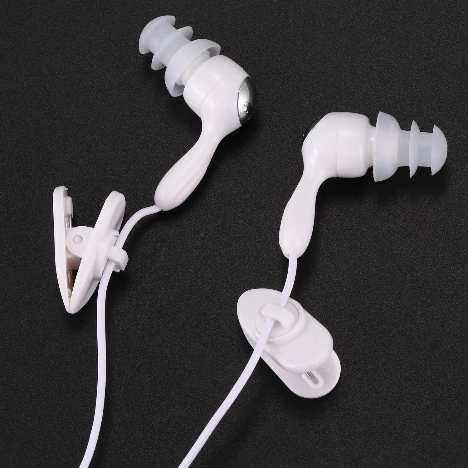 Water Proof In-Ear Headphone Earphone for MP3 MP4 Underwater White image number 5