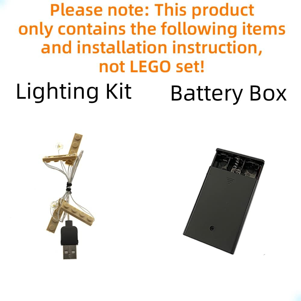 GEAMENT LED Light Kit Compatible with  Harry Potter Hogwarts Hospital - Lighting Set for 76398 Building Model ( Set Not Included) image number 5