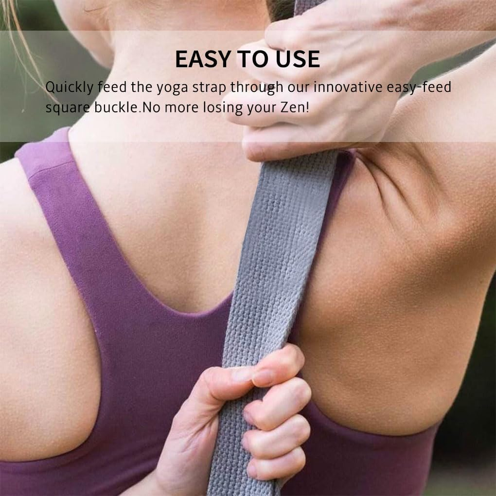 Vivva Yoga Blocks 2 Pack with Strap Non-Slip Extra Large 9 X 6X 4 Inches, EVA Foam Yoga Brick with 250Cm Yoga Strap to Improve Strength Balance for Yoga Pilates Meditation