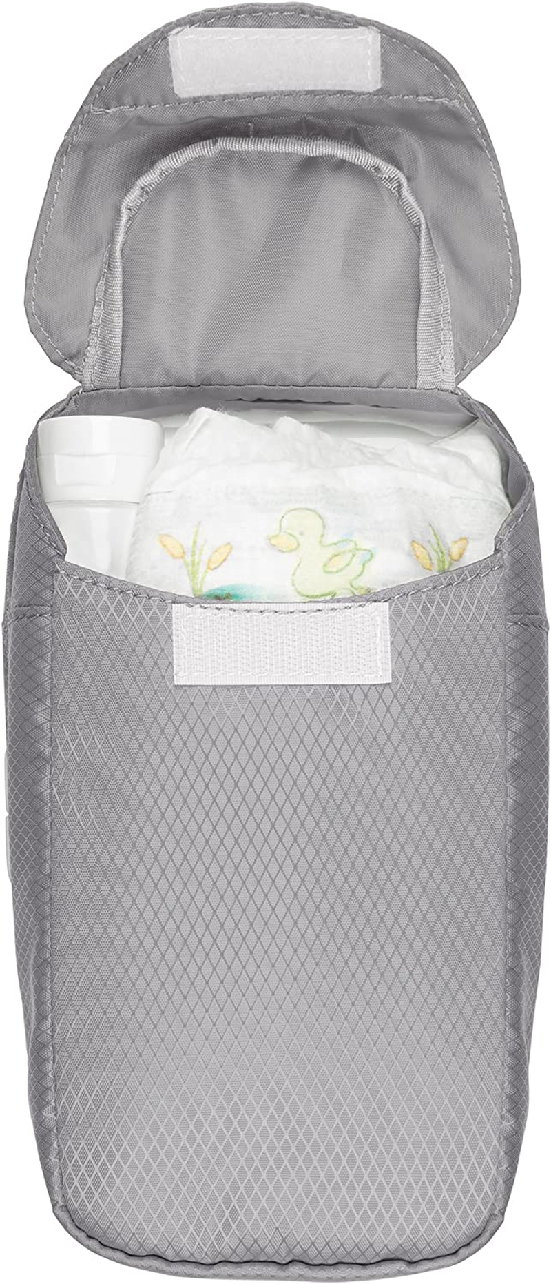 OXO Tot On-The-Go Wipes Dispenser with Diaper Pouch, Gray image number 6
