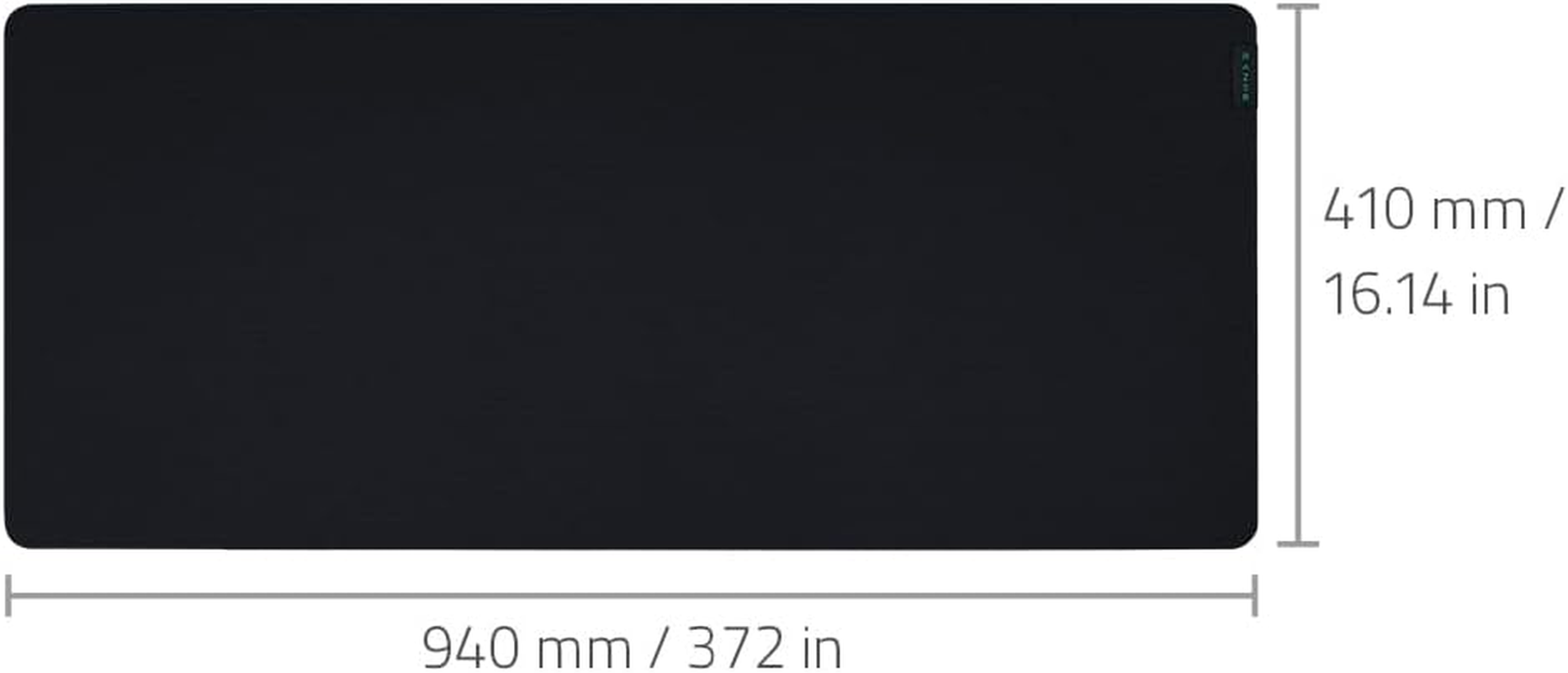 Razer Gigantus V2 - Soft Gaming Mouse Mat, Black, XXL (RZ02-03330400-R3M1) image number 1
